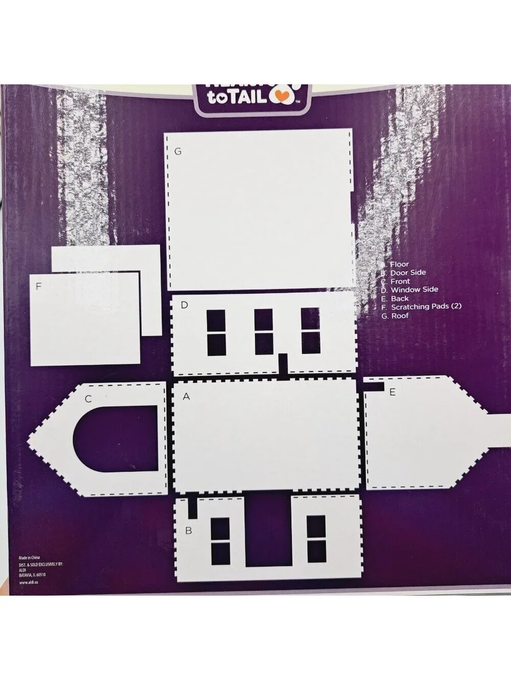 BBQ Cookout Cat or Small Pet House with Cardboard Scratching Boards
